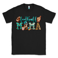Black American football mama Classic Tee - Jasminsmagicworld