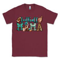 Burgundy American football mama Classic Tee - Jasminsmagicworld