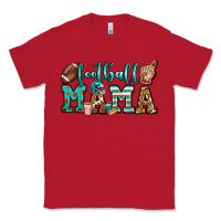 Red American football mama Classic Tee - Jasminsmagicworld