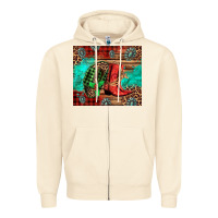 Sandshell country boots and cowboy hat christmas Zipper Hoodie - Jasminsmagicworld