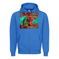 True Royal country boots and cowboy hat christmas Zipper Hoodie - Jasminsmagicworld