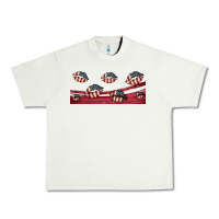 Pistachio american flag lips 16oz libbey cup Urban Heavy Tee - HRA Design Shop