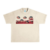 Sandshell american flag lips 16oz libbey cup Urban Heavy Tee - HRA Design Shop