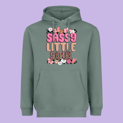 Sassy Little Soul Heavyweight Hoodie Designed By Maliassmallbusiness
