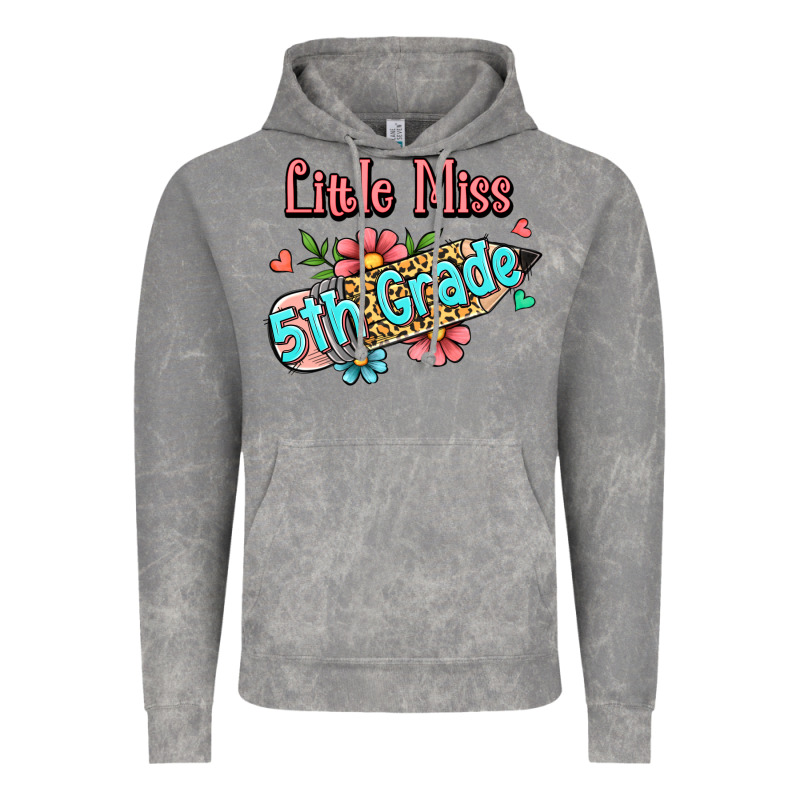 Little Miss Fifth Grade Vintage Hoodie by RanaPortraitStore | Teevron