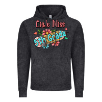 Vintage Black little miss fifth grade Vintage Hoodie - RanaPortraitStore