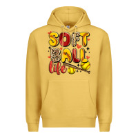 Antique Gold softball life Premium Hoodie - Artiststas