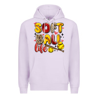 Lilac softball life Premium Hoodie - Artiststas