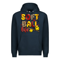 Navy softball life Premium Hoodie - Artiststas
