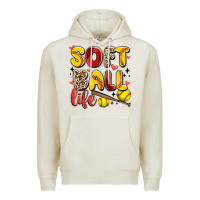 Oatmeal Heather softball life Premium Hoodie - Artiststas