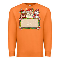 Carrot santa reindeer snowman preview and costom name Premium Sweatshirt - MaliasSmallBusiness
