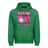Emerald In October We Wear Pink and Watch Volleyball Urban Hoodie - texasbilliewilder