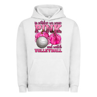 Pigment Lunar Rock In October We Wear Pink and Watch Volleyball Urban Hoodie - texasbilliewilder