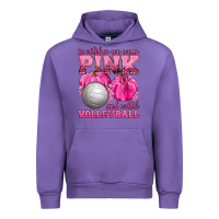 Tulip In October We Wear Pink and Watch Volleyball Urban Hoodie - texasbilliewilder