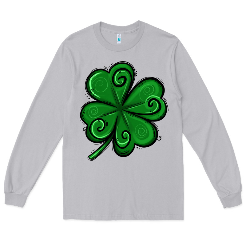 St. Patrick's Day Shamrock Long Sleeve Tee by Jasminsmagicworld | Teevron