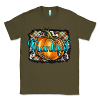 Army Green Thankful Pumpkin Classic Tee - Artiststas