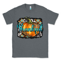 Charcoal Heather Thankful Pumpkin Classic Tee - Artiststas