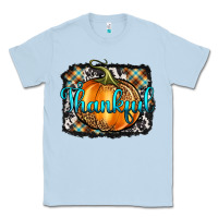Dusty Blue Thankful Pumpkin Classic Tee - Artiststas