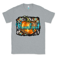 Heather Grey Thankful Pumpkin Classic Tee - Artiststas