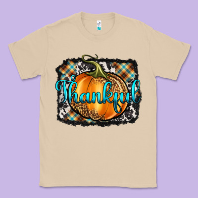 Thankful Pumpkin Classic Tee Designed By Artiststas