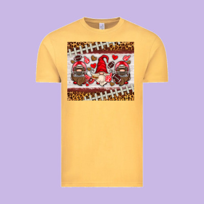 American Football Gnome Vintage Tee Designed By Hra Design Shop