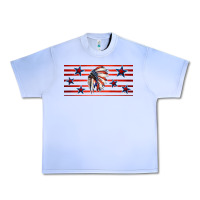 Grape Ice patriotic native american headdress 16oz libbey cup Urban Heavy Tee - HRA Design Shop