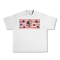 Lunar Rock patriotic native american headdress 16oz libbey cup Urban Heavy Tee - HRA Design Shop