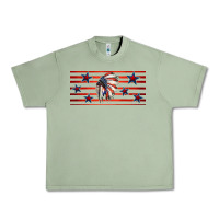 Oil Green patriotic native american headdress 16oz libbey cup Urban Heavy Tee - HRA Design Shop