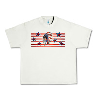 Pistachio patriotic native american headdress 16oz libbey cup Urban Heavy Tee - HRA Design Shop