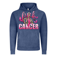 Vintage Denim Fuck Cancer with Butterflies Vintage Hoodie - texasbilliewilder
