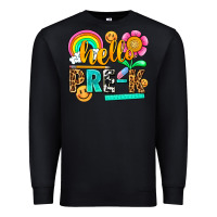 Black hello pre k Premium Sweatshirt - NancyCooperArtShop