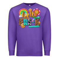Purple hello pre k Premium Sweatshirt - NancyCooperArtShop