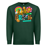 Sports Green hello pre k Premium Sweatshirt - NancyCooperArtShop