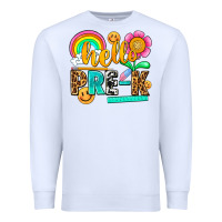 White hello pre k Premium Sweatshirt - NancyCooperArtShop
