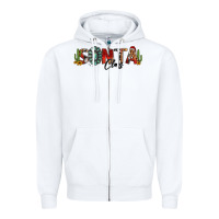 Western Christmas Santa Claus Sunflowers And Cactus Zipper Hoodie | Teevron