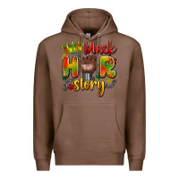 Chestnut black her story Premium Hoodie - Artiststas