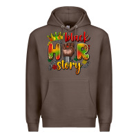 Coffee black her story Premium Hoodie - Artiststas