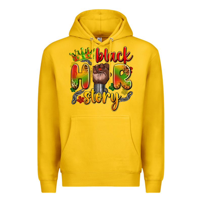 Black Her Story Premium Hoodie by Artiststas | Teevron