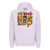 Lilac black her story Premium Hoodie - Artiststas