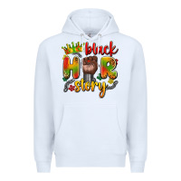White black her story Premium Hoodie - Artiststas
