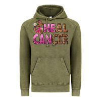 Vintage Olive Heal Cancer Vintage Hoodie - texasbilliewilder