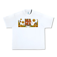 White sunflowers and butterflies mama 16oz libbey cup Urban Heavy Tee - HRA Design Shop