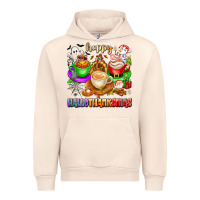 Sandshell happy hallothanksmas coffee cups with ghost turkey Urban Hoodie - texasbilliewilder