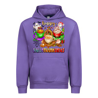 Tulip happy hallothanksmas coffee cups with ghost turkey Urban Hoodie - texasbilliewilder