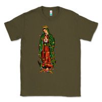 Army Green christmas our lady of guadalupe Classic Tee - JahusDesignShop