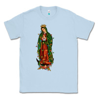 Dusty Blue christmas our lady of guadalupe Classic Tee - JahusDesignShop