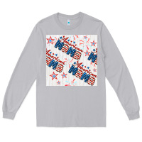 Moon Dust american mama seamless pattern Long Sleeve Tee - BundleAndBundleShop