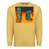 Antique Gold gamer Premium Sweatshirt - MaliasSmallBusiness