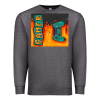 Charcoal Heather gamer Premium Sweatshirt - MaliasSmallBusiness