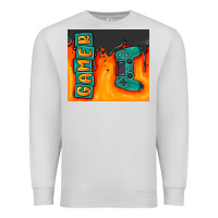 Dove Grey gamer Premium Sweatshirt - MaliasSmallBusiness